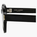 Saint Laurent Round-Frame Acetate Sunglasses Black/Black/Black (SL546-30013743-001)