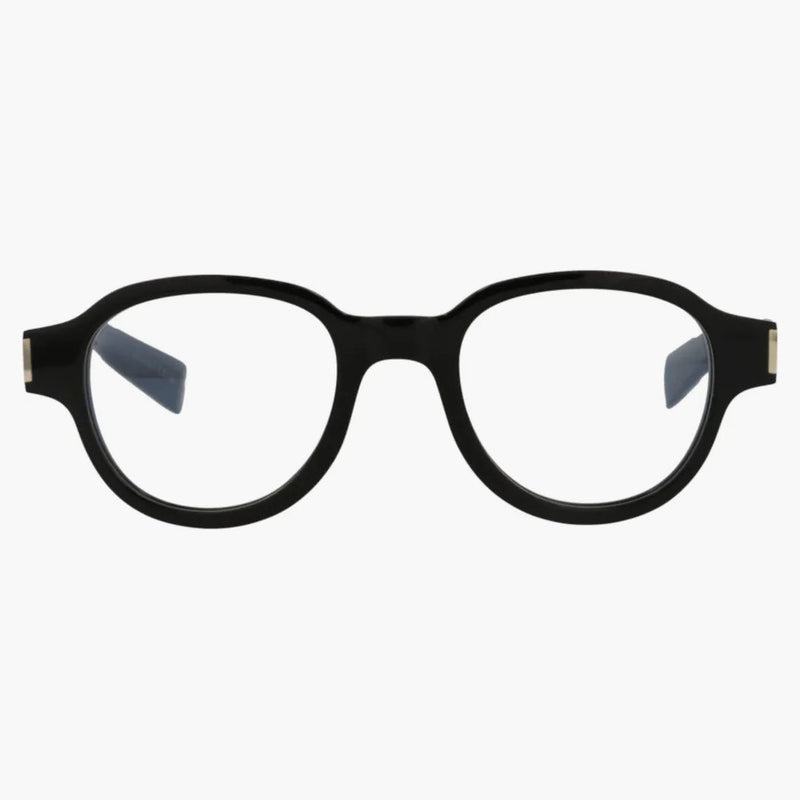 Saint Laurent Round-Frame acetát sluneční brýle černé/černé/černé (SL546-30013743-001)