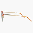 Saint Laurent Round-Frame Acetate Sunglasses Havana/Gold/Green (SL108 Combi 30013279-001)