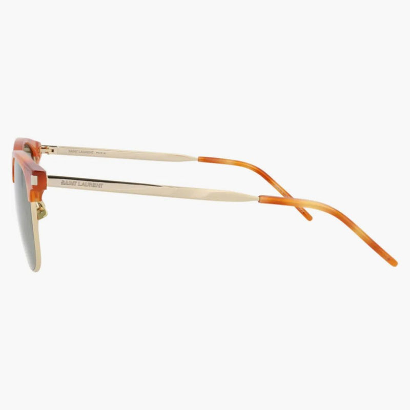 Sluneční brýle s acetátem Saint Laurent Havana/Gold/Green (SL108 Combi 30013279-001)