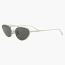 Saint Laurent Round-frame Metal Sunglasses Silver/silver/grey (sl538-30013515-002)