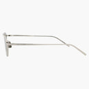 Saint Laurent Round-frame Metal Sunglasses Silver/silver/grey (sl538-30013515-002)