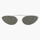 Saint Laurent Round-frame Metal Sunglasses Silver/silver/grey (sl538-30013515-002)