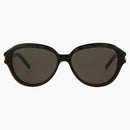 Saint Laurent Round Oval Sluneční brýle černá/černá/černá (SL400-30009332-001)