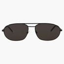 Saint Laurent Round Oval Sunglasses Black/Black/Black (SL561-30013779-001)