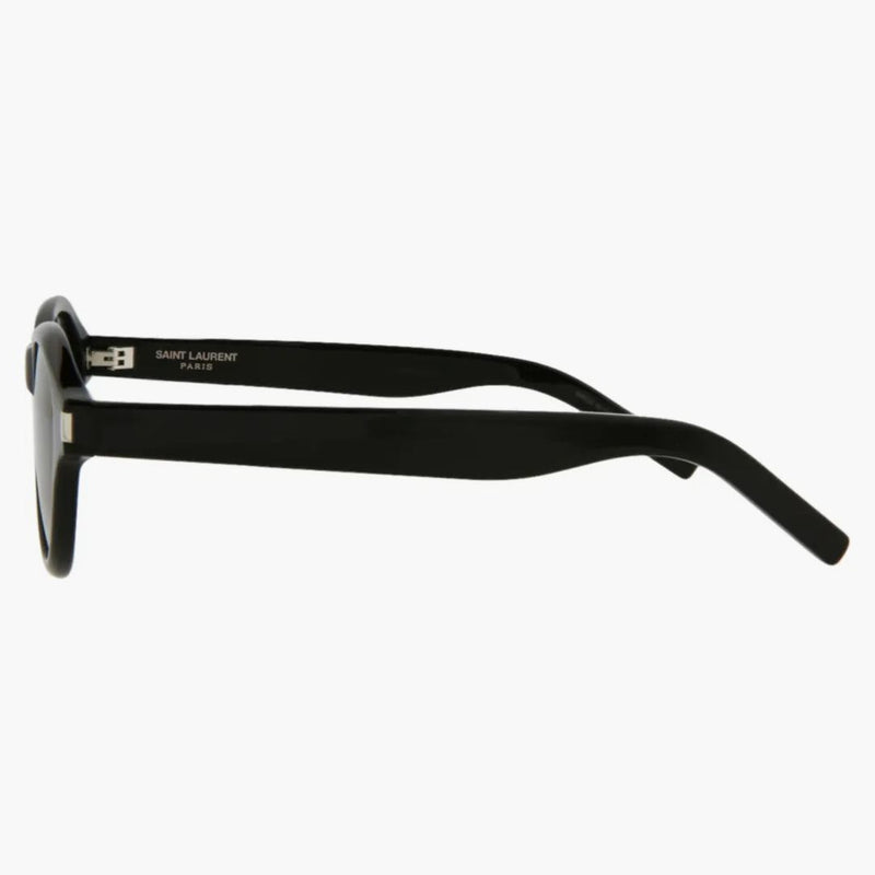Saint Laurent Round Oval Sunglasses Black/Black/Gray (SL520SUNSE-30013041-001)