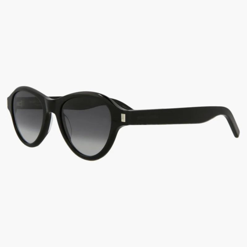 Saint Laurent Round Oval Sunglasses Black/Black/Gray (SL520SUNSE-30013041-001)