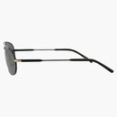 Saint Laurent Round Oval Sunglasses Black/black/silver (sl561-30013779-003)