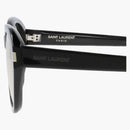 Saint Laurent Round Sunglasses Black/Black/Yellow (SL604-30014381-001)