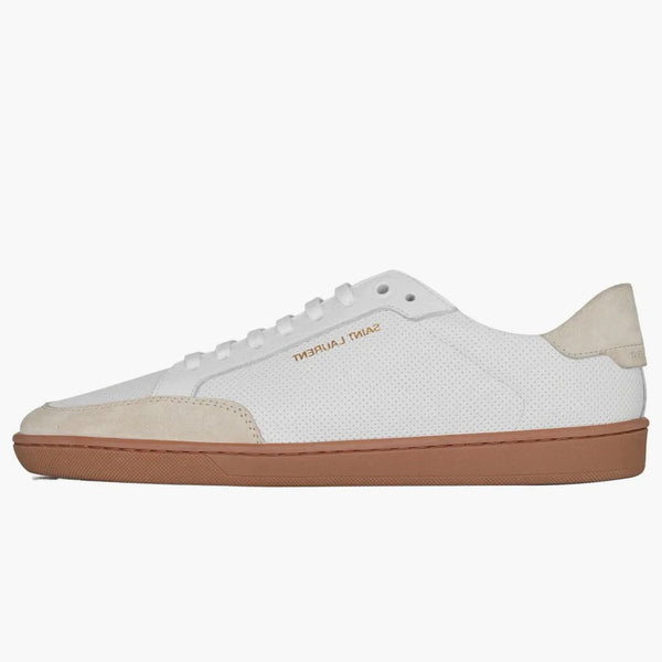 Svatý Laurent SL10 Court Leather White Grey