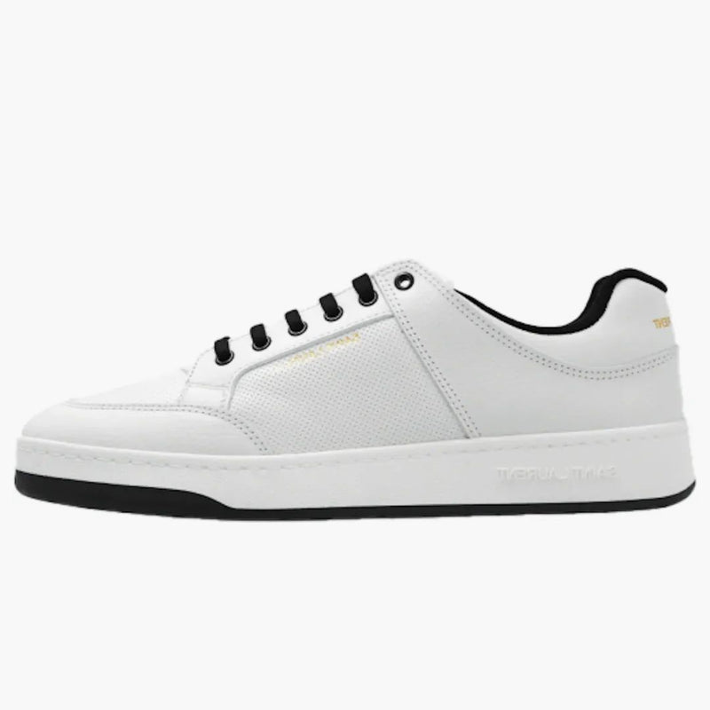 Saint Laurent SL/61 Low Toppar vitt läder