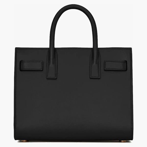 Saint Laurent Sac de Jour Nano in Smooth Leather Black