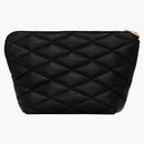 Saint Laurent Sade Pouch Medium Diamond Black