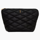 Saint Laurent Sade Pouch Medium Diamond Black