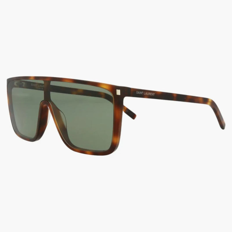 Saint Laurent Shield-frame Acetate Sunglasses Havana/green (sl364maska-30008960-002-20357)