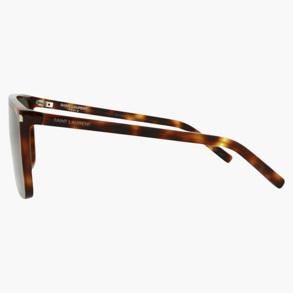 Saint Laurent Shield Frame Acetato Occhiali da sole Havana/Green (SL364maska-30008960-002-20357)