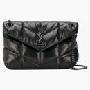 Saint Laurent Small Buffer Bolso de hombro Negro