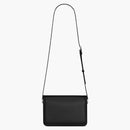 Saint Laurent Solferino Medium Satchel in Smooth Leather Black
