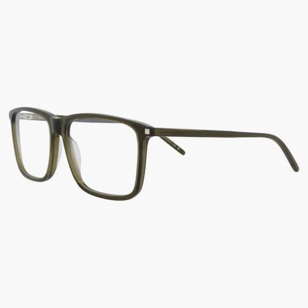 SAINT LAURENT Square Eyecyes Green/Green/Transparent (SL454-30011112-008)