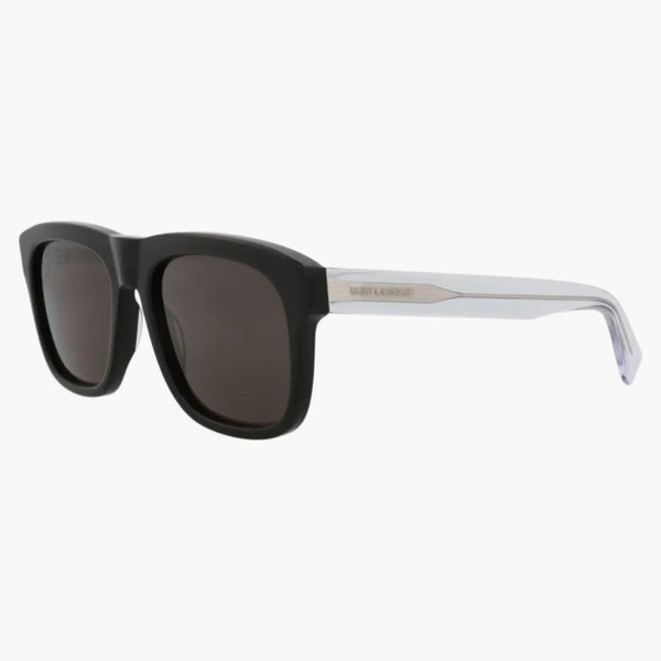 SAINT LAURENT STRADATO STRAMA SOLATE ACETATE BLACCO/CRYSTAL/NERO (SL558-30013781-001)