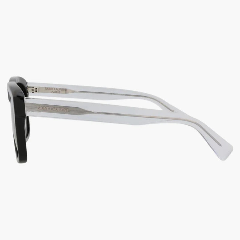 Saint Laurent Square-frame Acetate Sunglasses Black/crystal/black (sl558-30013781-001)