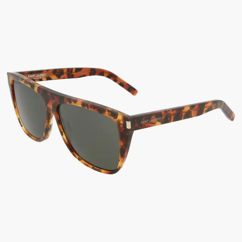 Saint Laurent Square-frame Acetate Sunglasses Havana/grey (sl1-30000164-015)