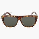 SAINT LAURENT Squadra Acetato occhiali da sole avana/grigio (SL1-30000164-015)