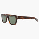 Saint Laurent Square Frame Acetate Solglasögon Havanna/Havanna/Green (SL564-30013785-007)