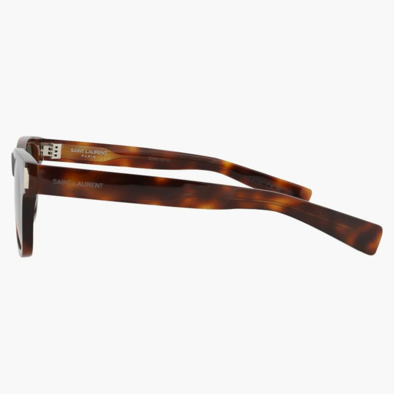 Saint Laurent Square Frame Acetate Solglasögon Havanna/Havanna/Green (SL564-30013785-007)