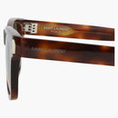 Saint Laurent Square Frame Acetate Solglasögon Havanna/Havanna/Green (SL564-30013785-007)
