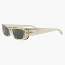 Saint Laurent Square frame injection sunglasses beige/beige/gray (SL553-30013744-005)