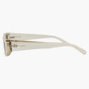 Saint Laurent Square frame injection sunglasses beige/beige/gray (SL553-30013744-005)