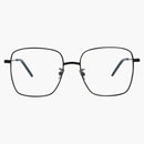 Saint Laurent Square Rectangle Sunglasses Black/Black/Transparent (SL314SUN-30013170-001)