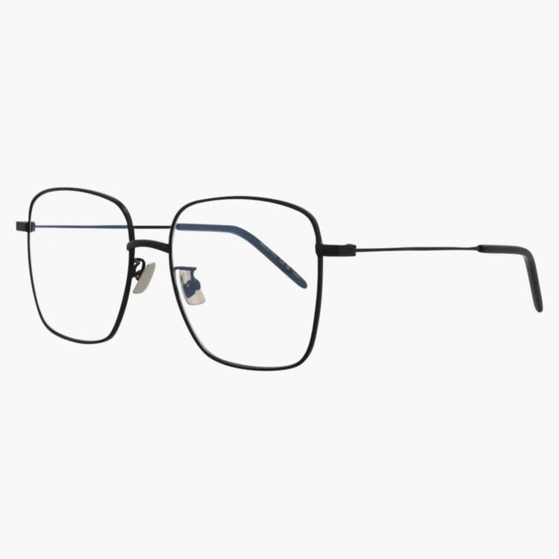 Saint Laurent Square Rectangle Sunglasses Black/Black/Transparent (SL314SUN-30013170-001)