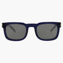 Saint Laurent Square Rectangle Sunglasses Blue/Silver (SL581-3001411-006)