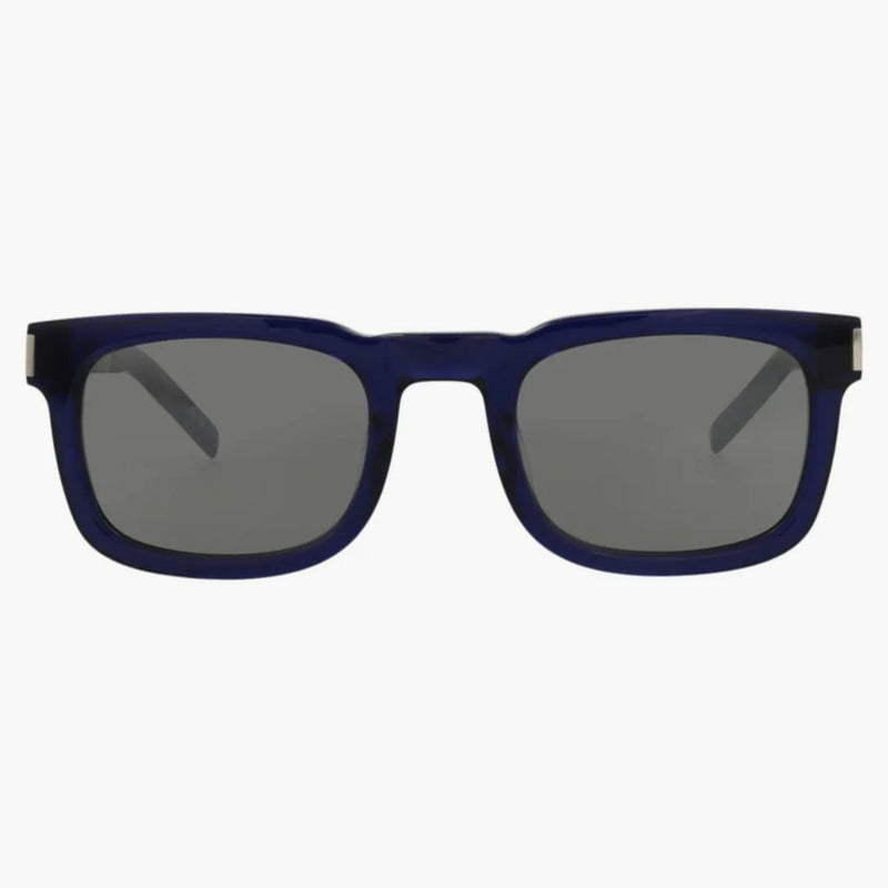 Saint Laurent Square Rectangle Sunglasses Blue/silver (sl581-30014111-006)