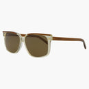 Saint Laurent Square Rectangle Sunglasses Brown (SL599-30014319-002)