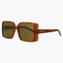 Occhiali da sole di Saint Laurent Square Rectangle Havana/Havana/Brown (SL451-30011071-005)