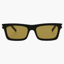 Saint Laurent Square Sunglasses Black/Black/Yellow (SL461betty-30011401-008)