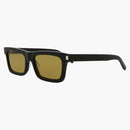 Saint Laurent Square Sunglasses Black/Black/Yellow (SL461betty-30011401-008)