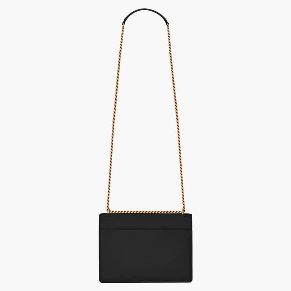Saint Laurent Sunset Chain Bag Medium Noir
