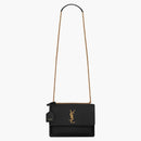 Saint Laurent Sunset Chain Bag Medium Noir