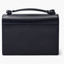 Saint Laurent Sunset Shoulder Bag Calfskin Black-Tone Medium Black