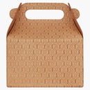 Caja de comida para llevar de Saint Laurent en cuero tangado de vegetales oro vintage marrón vintage