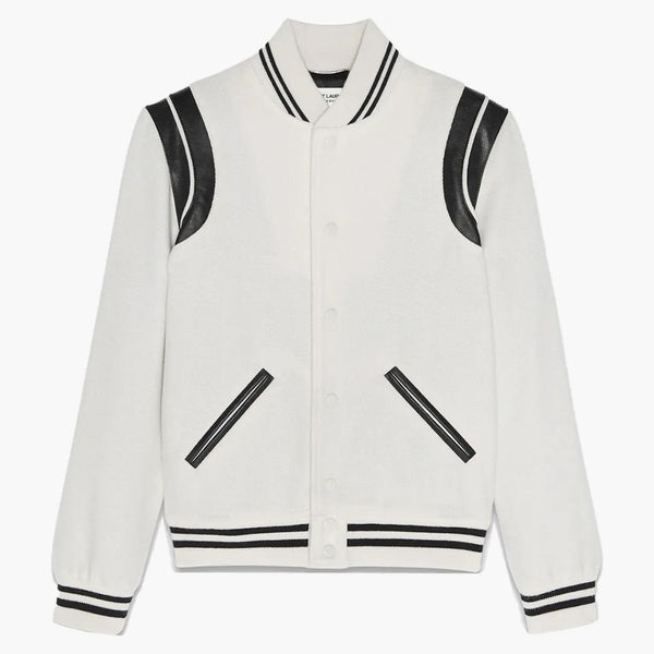 Saint Laurent Teddy Jacket neutrální