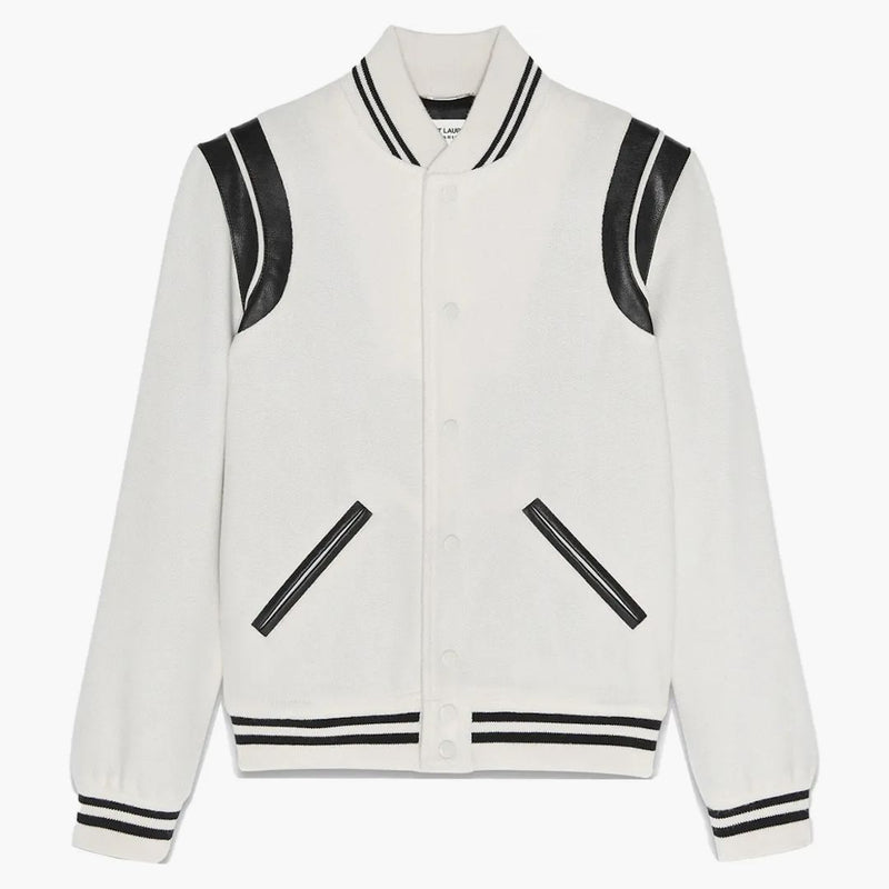 Saint Laurent Teddy Jacket Neutral