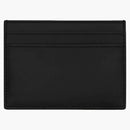 Saint Laurent Tiny Cassandre (5 Card Slot) Card Case Black Logo Matt Black