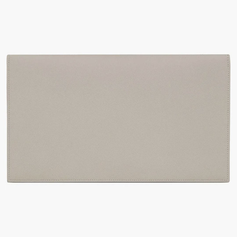 Saint Laurent Uptown Pouch Grain de Poudre Relissed Blanc Vintage
