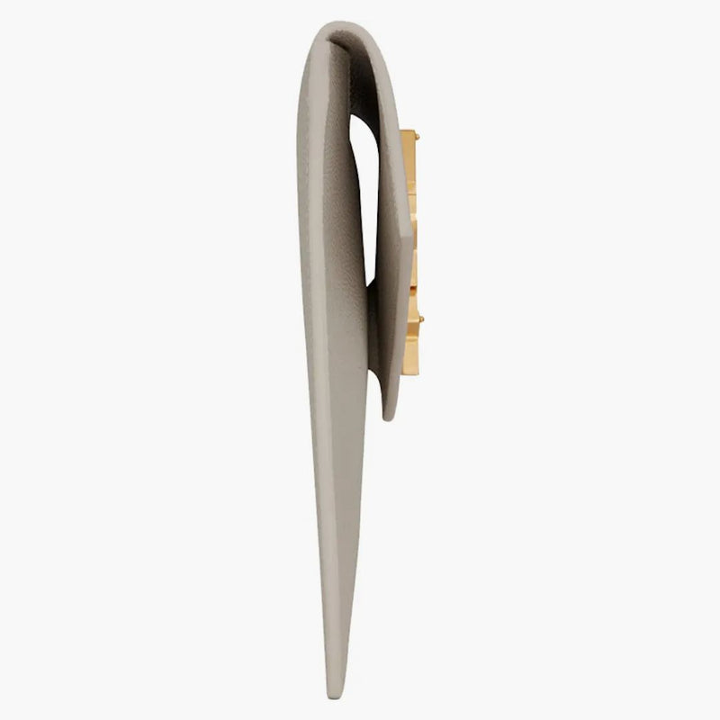 Saint Laurent Uptown Pouch Grain de Poudre Relissed Blanc Vintage
