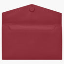 Saint Laurent Uptown Pouch Grain de Poudre embossed rouge opyum